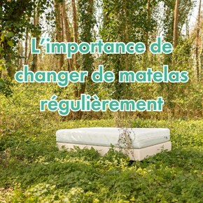 Beaucoup d'entre nous ne réalisent pas l'impact qu'un vieux matelas peut avoir sur la qualité de notre sommeil. 
Pourtant, avec le temps, même le meilleur matelas finit par s'affaisser et perdre son soutien.

Chez Le Matelas Vert, nous proposons des matelas conçus pour durer et vous offrir des nuits paisibles pendant des années. 😴 

#literie #sommeil #importancedusommeil #qualité #qualite