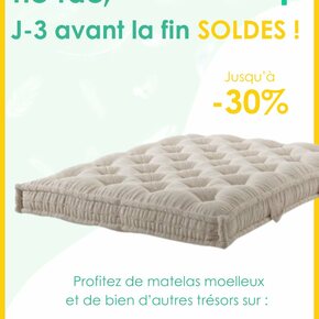 ⏱️ TIC... TAC... Plus que 3 jours pour vous offrir un Matelas Vert ! 

💥 Profitez de jusqu'à -30% surl lematelasvert.fr 

🤫 Attention, il n'y en aura pas pour tout le monde... Stock limité ! 

#literieecoresponsable #matelasecoresponsable #literiefrancaise #literiefrance #matelasfrance #matelasfrancais #matelasecoresponsable #ecoresponsabilite #fabricationfrancaise #matelasdequalite #literiedequalite #matelasrobuste #matelasdense #soldes #soldesdete #soldesliterie